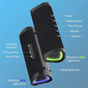 Caixa de Som Bluetooth Portátil Sem Fio
