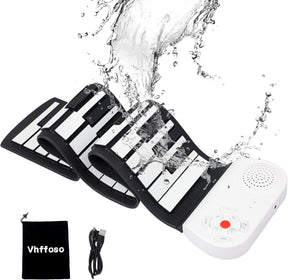Piano Teclado Portátil Dobrável