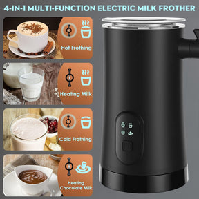 Espumador e Vaporizador de Leite Elétrico Instantâneo