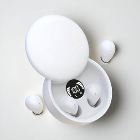Mini Fones de Ouvido Sem Fio Intra-auriculares com Controle de Toque e Recarregáveis