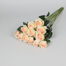Mothers Day Artificial Flowers Rose Bouquet Red Roses Decor