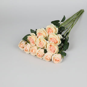 Mothers Day Artificial Flowers Rose Bouquet Red Roses Decor