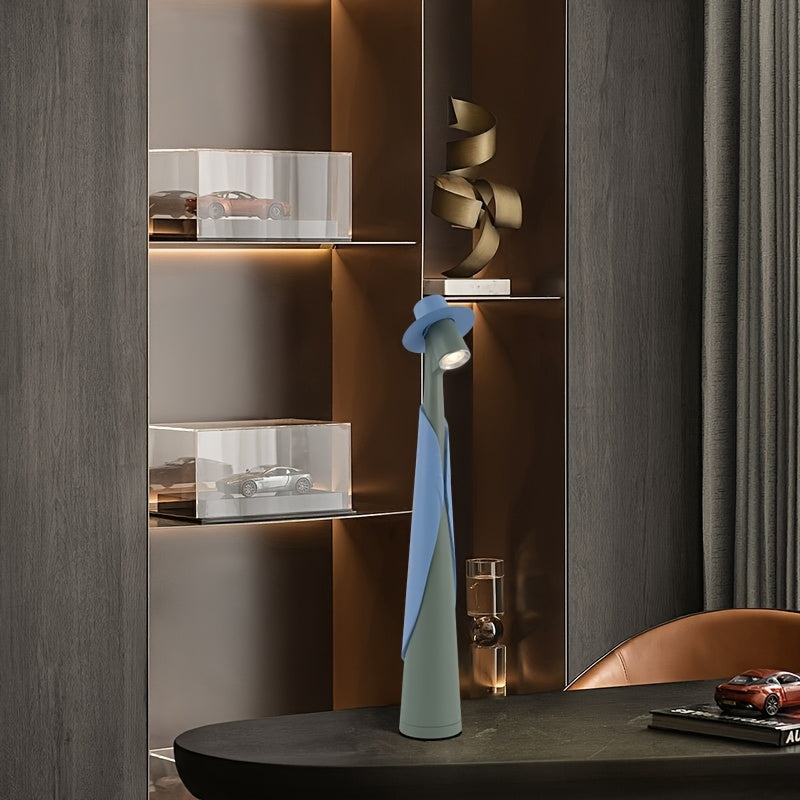 Luminária de Mesa LED Recarregável Moderna | Luminária de Mesa Criativa com Toque