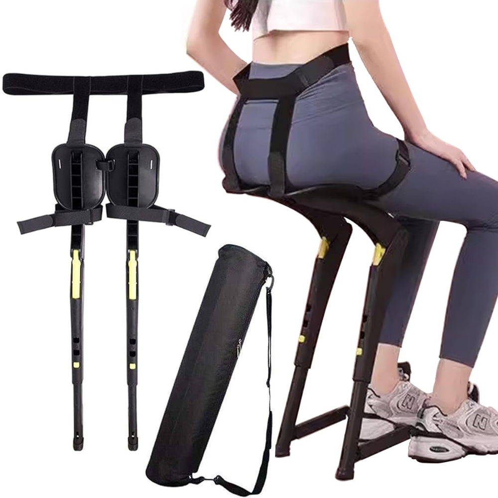 Cadeira Dobrável de Esportes ao Ar Livre com Exoesqueleto Portátil Vestível