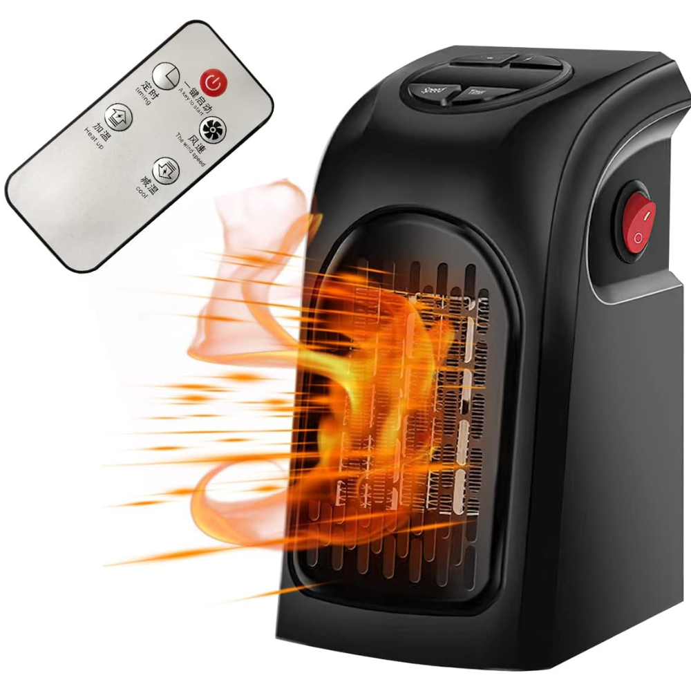 Aquecedor de Ar Elétrico Portátil com Termostato