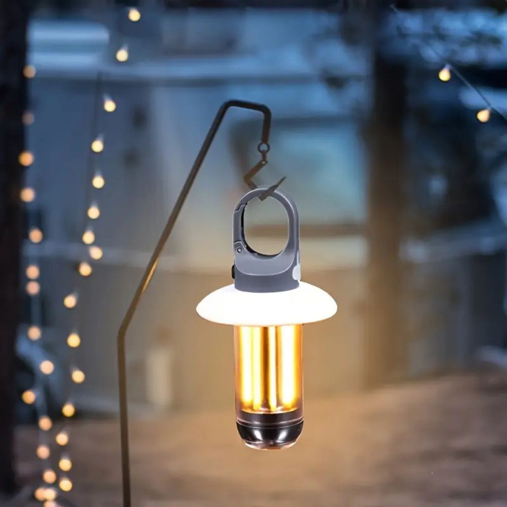 2 PEÇAS Lanterna de LED Recarregável para Camping