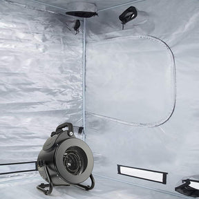 Aquecedor Elétrico com Ventilador para Estufa, Tenda de Cultivo e Local de Trabalho, Aquecimento Rápido IPX4
