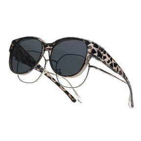 Fit-Over Sunglasses – Polarised UV400 Wear Over Glasses & Wraparound