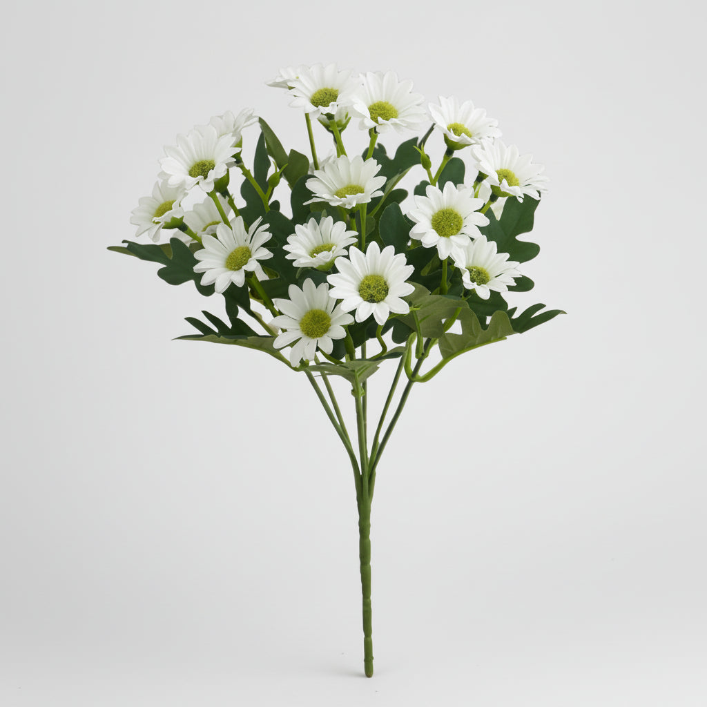 Arranjo de Flores Artificiais de Margarida para Centro de Mesa de Dia das Mães