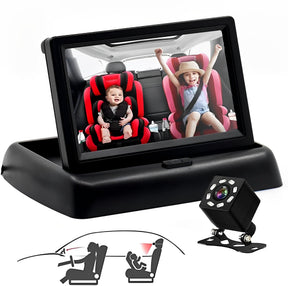 Câmera de Monitoramento Premium para Bebês em Carros