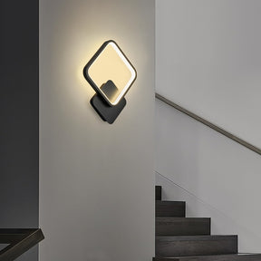 Luminária de Parede LED Quadrada Moderna | Iluminação Geométrica Minimalista