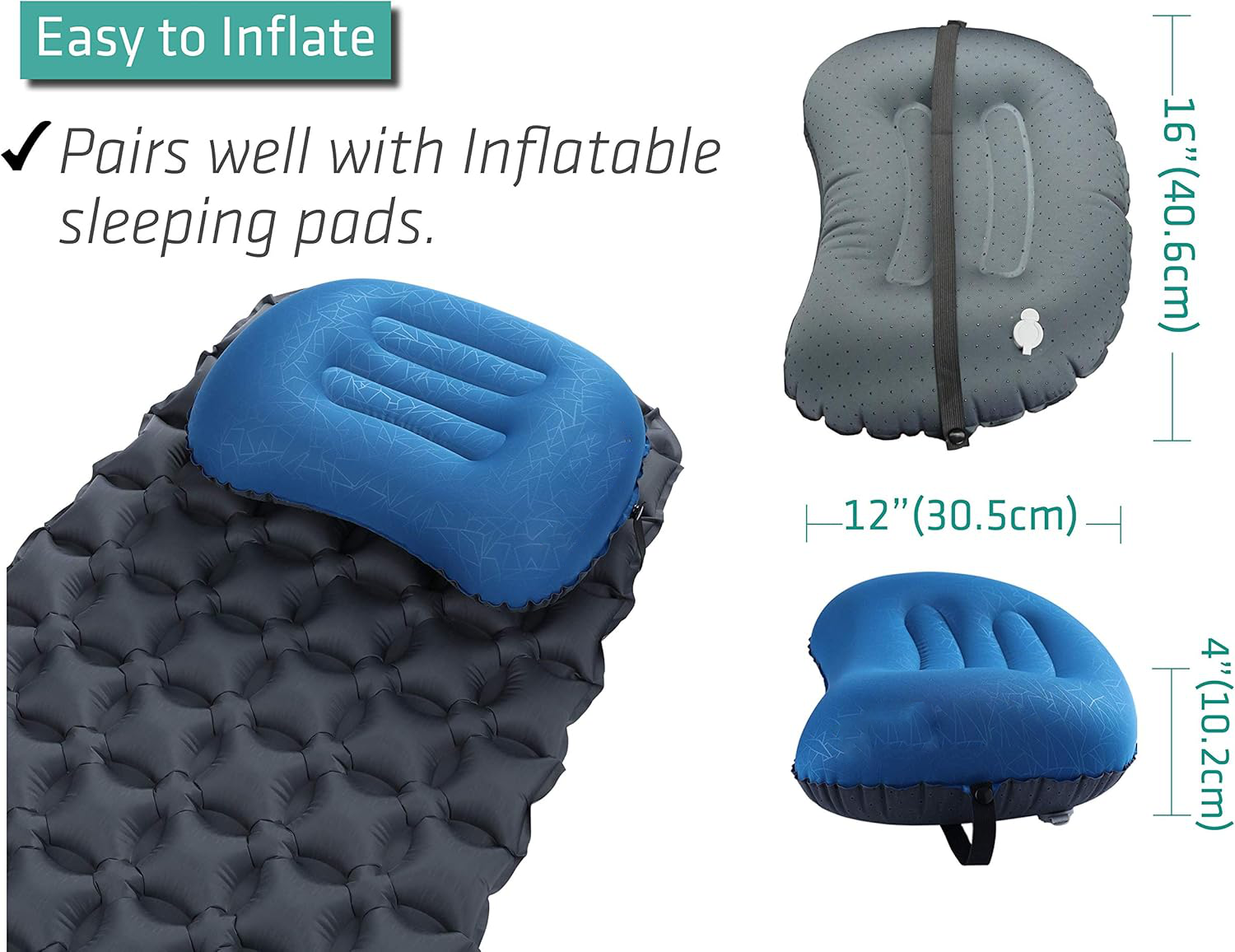 Travesseiro para Mochilagem e Camping