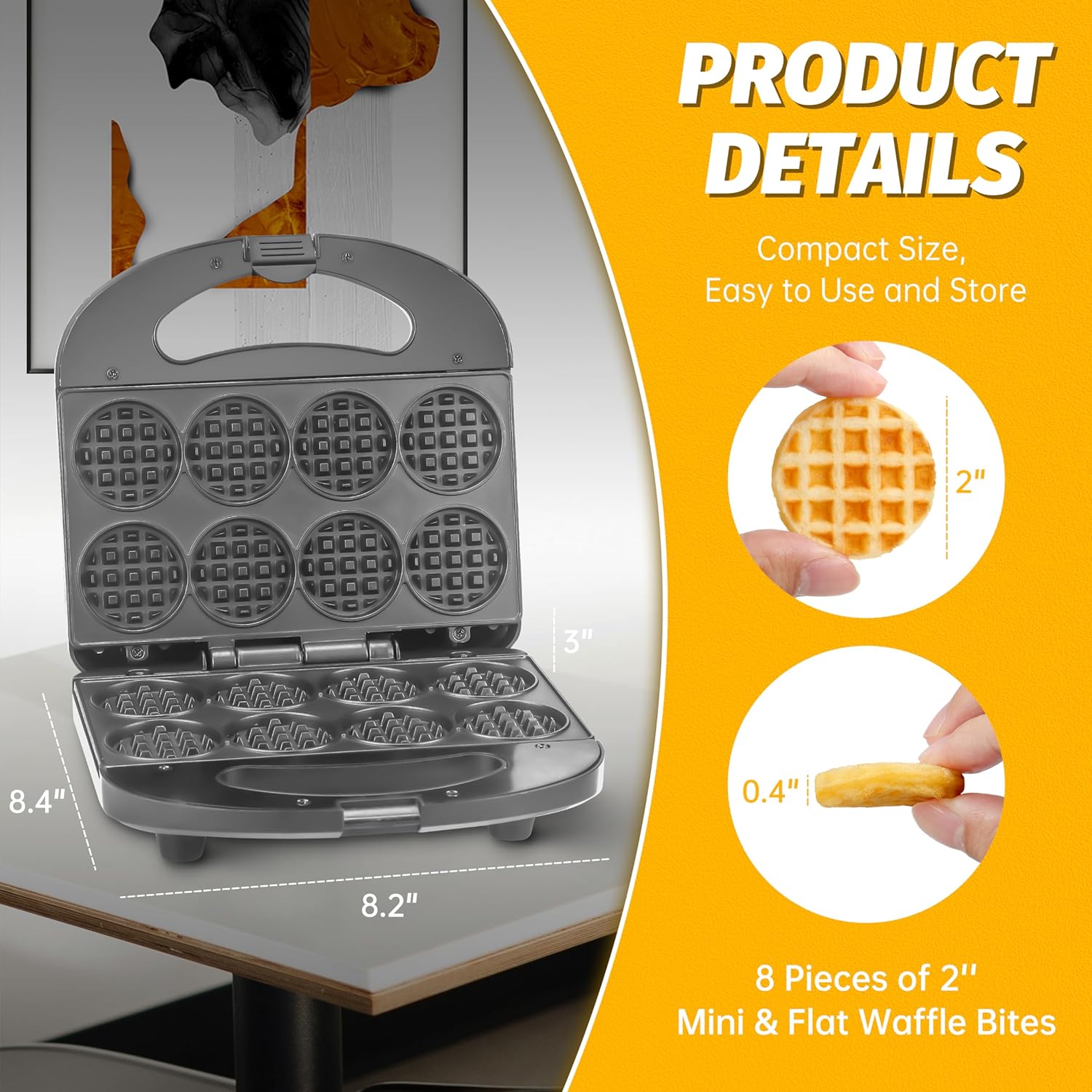 Mini Máquina de Waffle