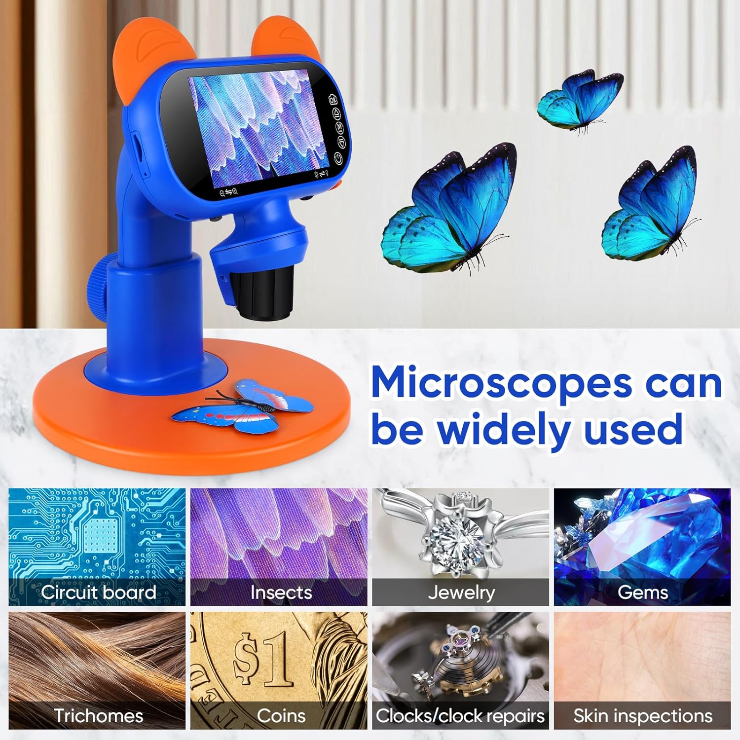 Microscópio Digital Portátil de Mão
