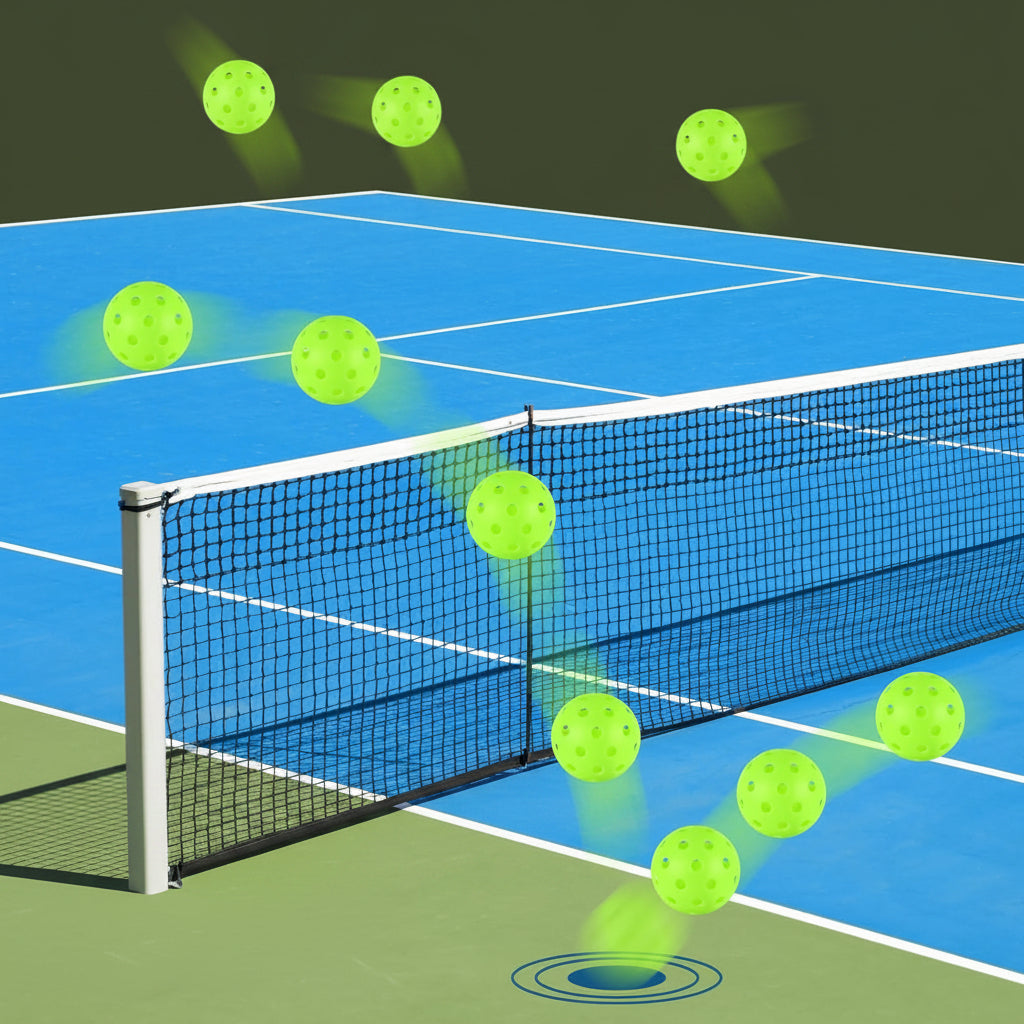 Bolas de Pickleball de 40 Furos para Treino ao Ar Livre Leves