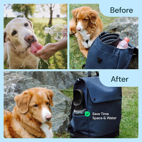 Garrafa de água portátil de 560 ml para cães