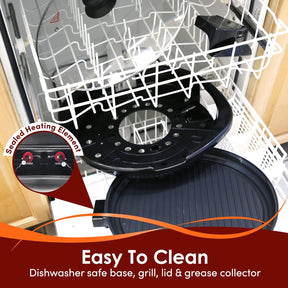 Smokeless Electric Tabletop Grill Nonstick