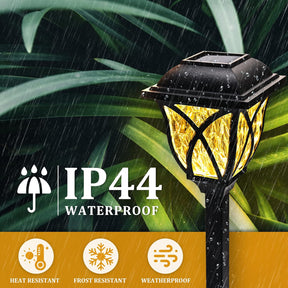 Kit com 6 Luminárias Solares de Jardim para Caminhos Externos