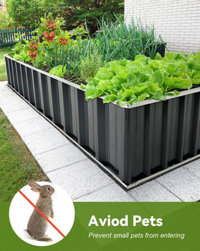 Outdoor Flower Vegetable Raised Garden Bed