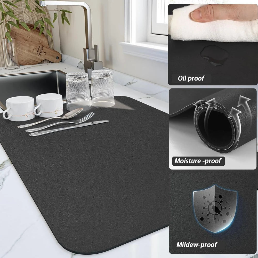 Tapete de Cozinha para Secar Louça Absorvente