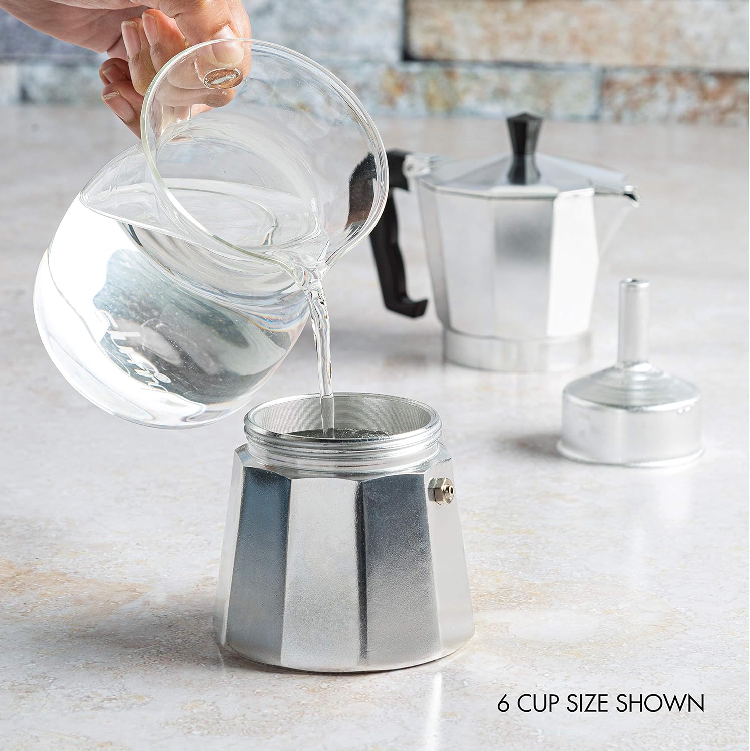 Cafeteira Italiana Clássica para Espresso e Café, Moka Pot para Preparo de Café ao Estilo Italiano e Cubano