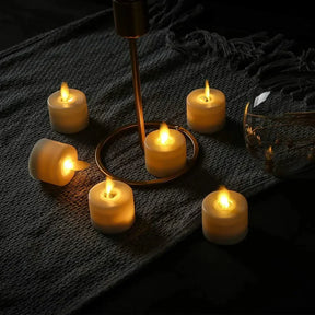 6 Velas Sem Chama Realistas Com Controle Remoto