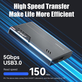 SSD Portátil de HD Externo USB 3.0 Unidade de Armazenamento Rápido para PC