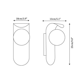 Scandinavian Wooden LED Wall Lamp – Minimalist Sconce – product image 4