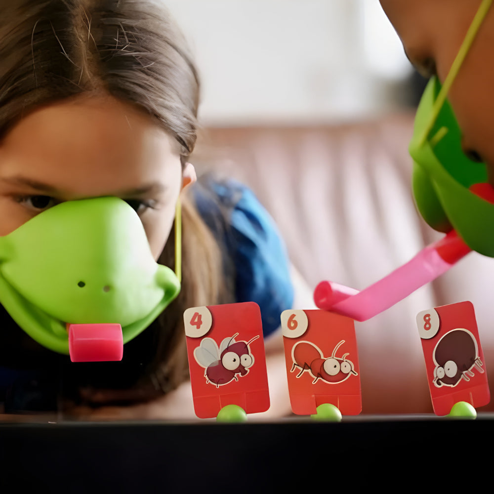 Jogo de Tabuleiro Festa Infantil Desafio da Língua de Camaleão
