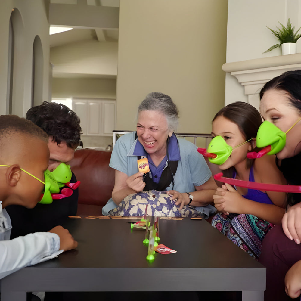 Jogo de Tabuleiro Festa Infantil Desafio da Língua de Camaleão