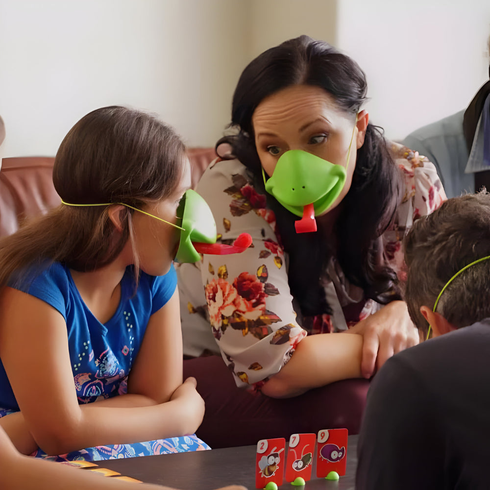 Jogo de Tabuleiro Festa Infantil Desafio da Língua de Camaleão