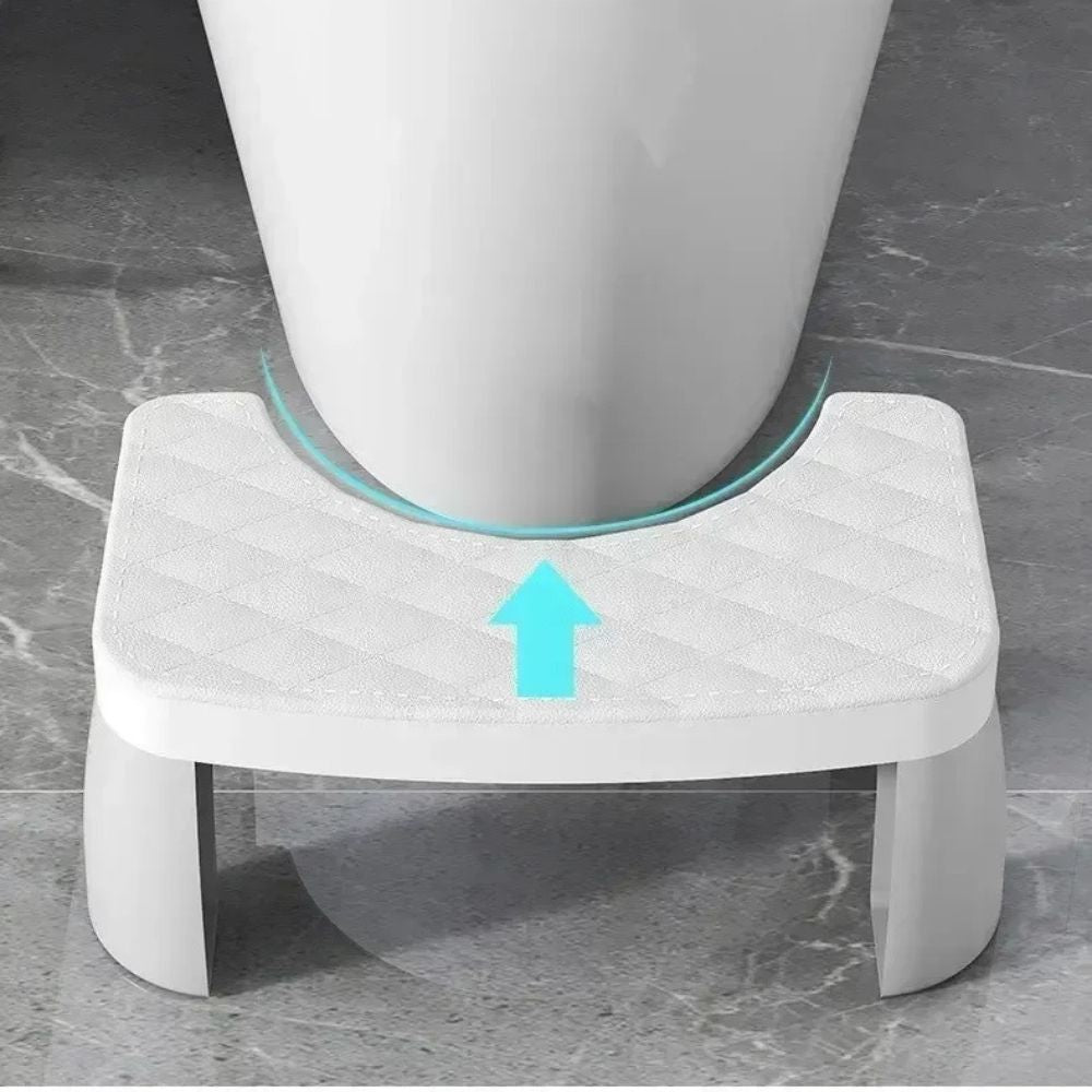 Banco de Apoio para Vaso Sanitário Compacto Antiderrapante