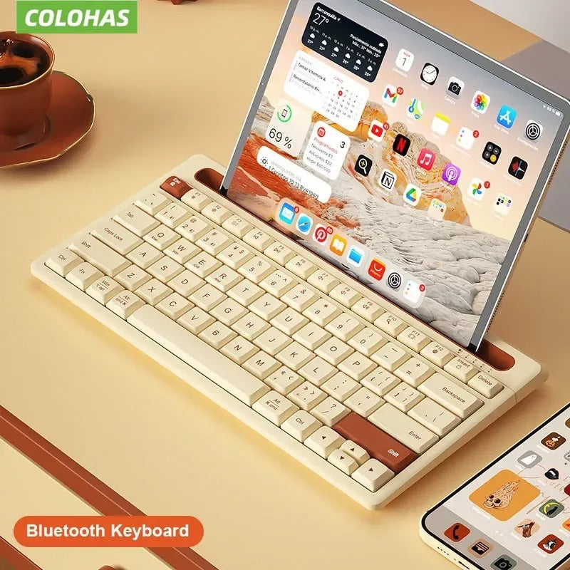 Teclado Bluetooth sem fio para tablet