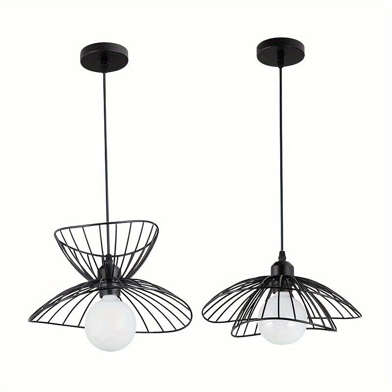 Retro Black Pendant Light | Adjustable Industrial Design