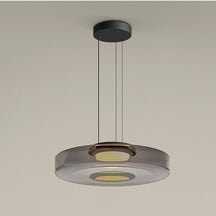 Bauhaus Glass Pendant Light | Modern Layered LED Hanging Lamp