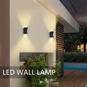Luminária de Parede Externa LED Moderna | Iluminação Decorativa à Prova d'Água 3W / 6W