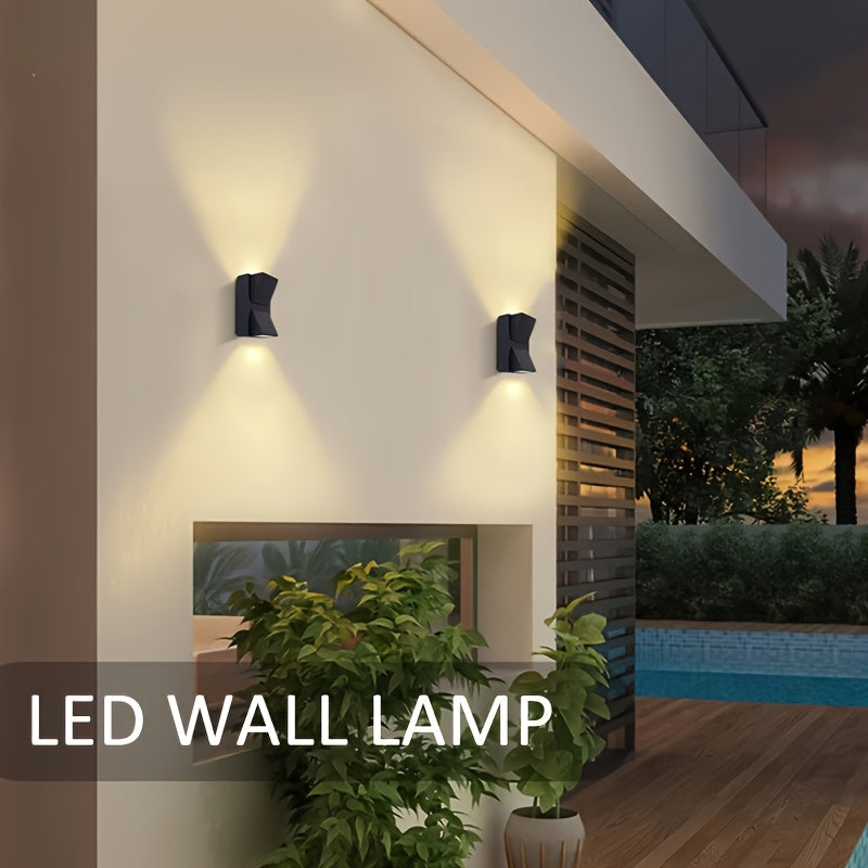 Luminária de Parede Externa LED Moderna | Iluminação Decorativa à Prova d'Água 3W / 6W