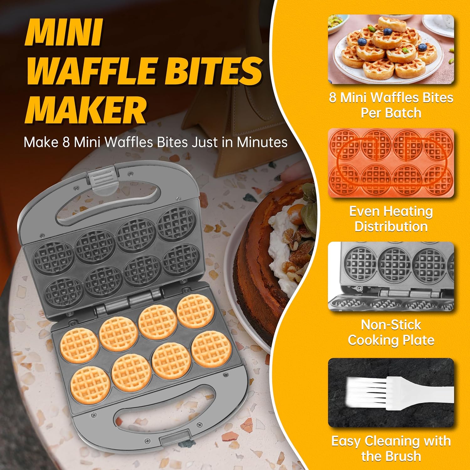 Mini Máquina de Waffle