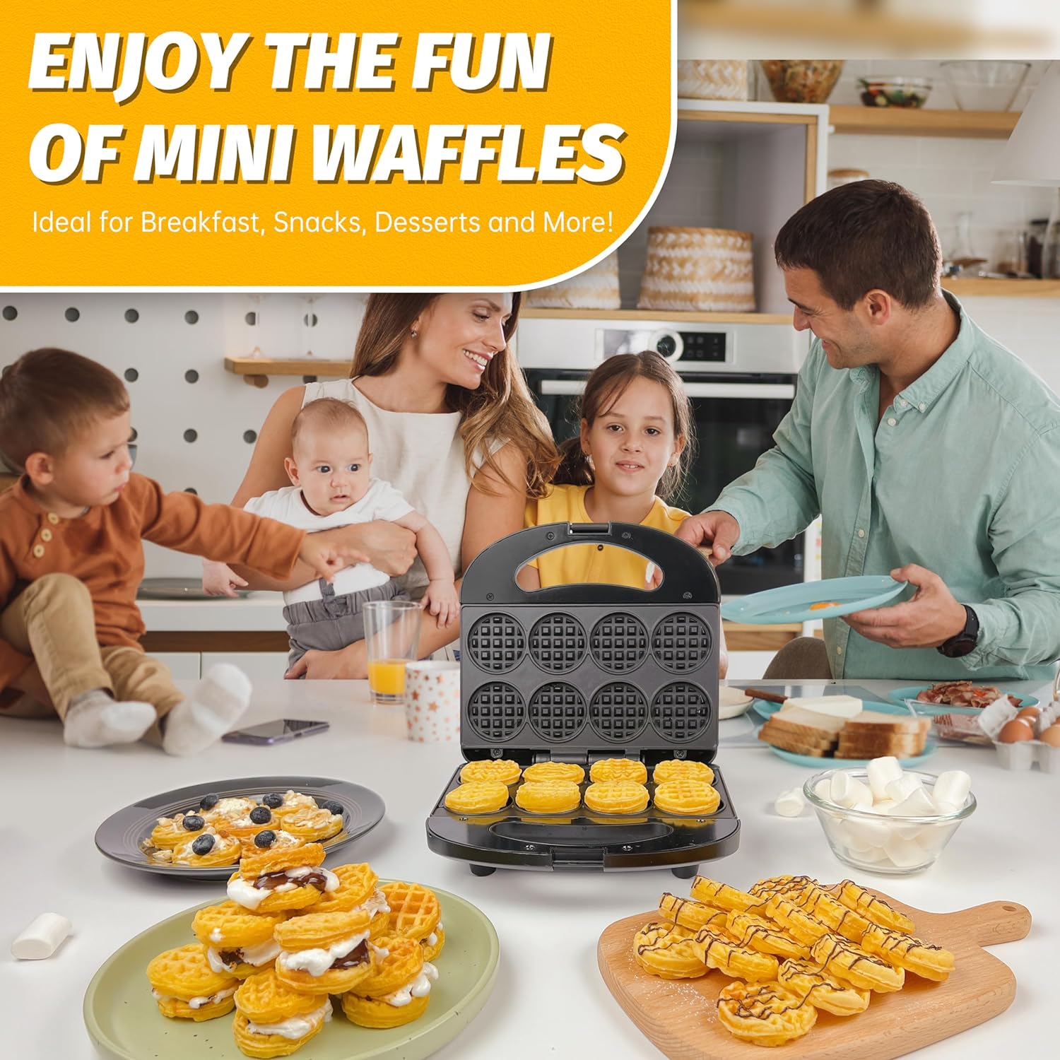 Mini Máquina de Waffle