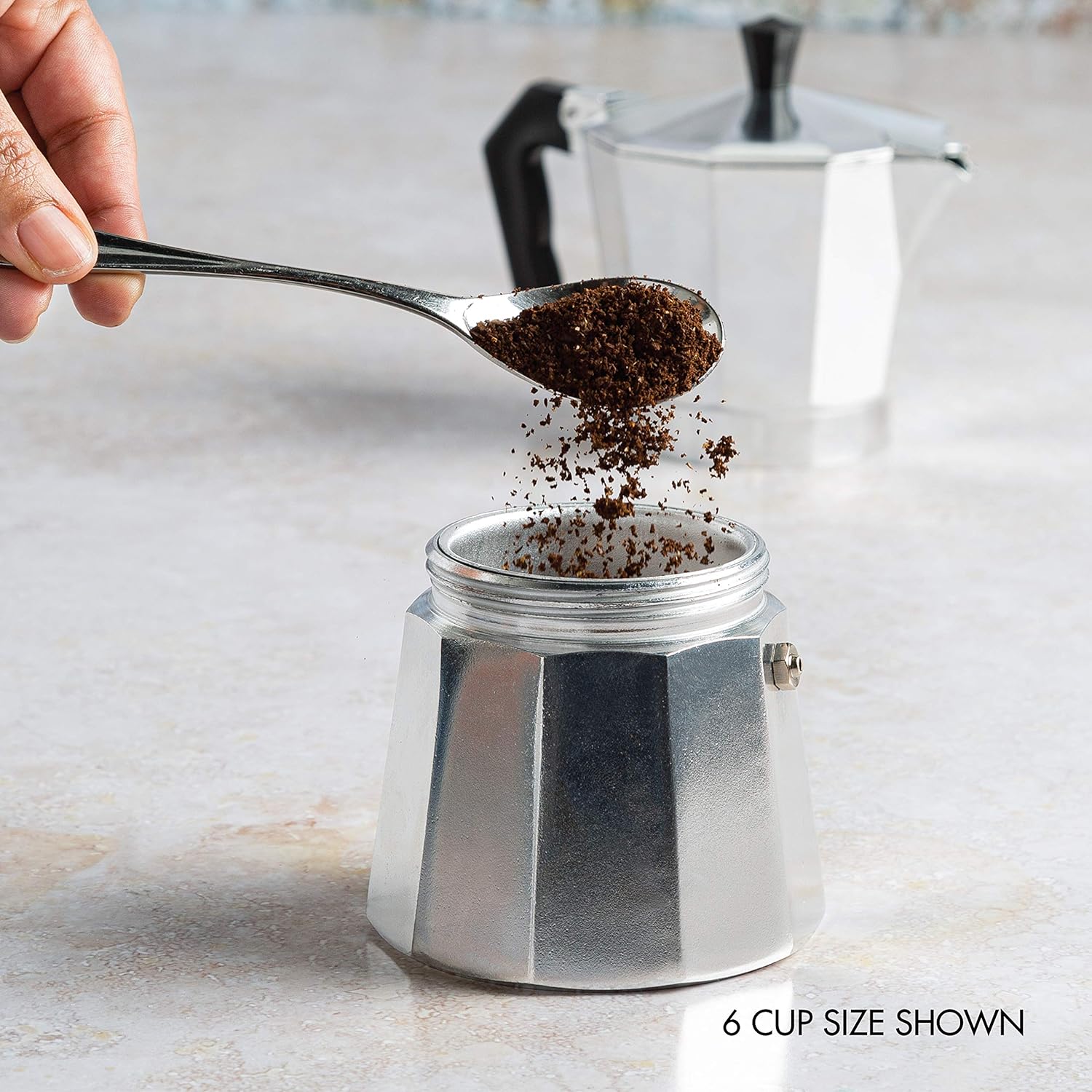 Cafeteira Italiana Clássica para Espresso e Café, Moka Pot para Preparo de Café ao Estilo Italiano e Cubano