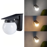 Solar Globe LED Wall Light | Smart Dimmable Outdoor Lighting