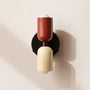 Red & Beige