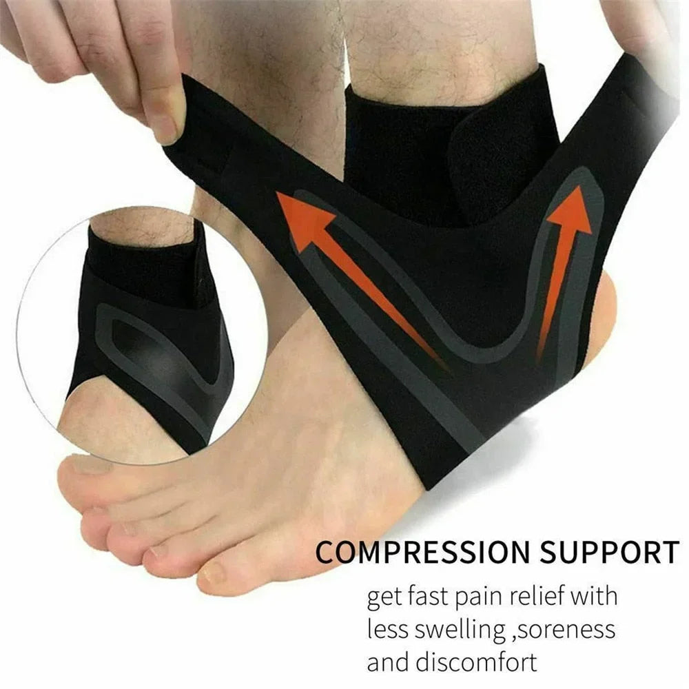Suporte de Compressão para Tornozelo - Tipo Brace X-Wrap