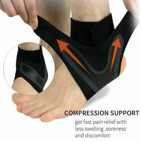 Suporte de Compressão para Tornozelo - Tipo Brace X-Wrap