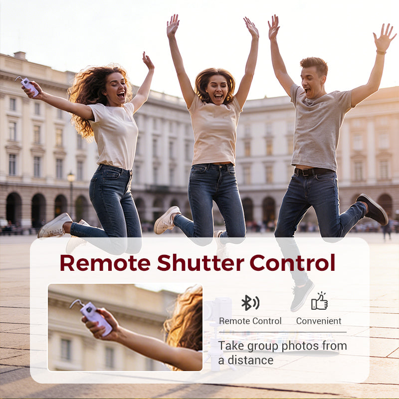 Suporte para Smartphone com Disparador Bluetooth – Estável e Ajuste de 180°