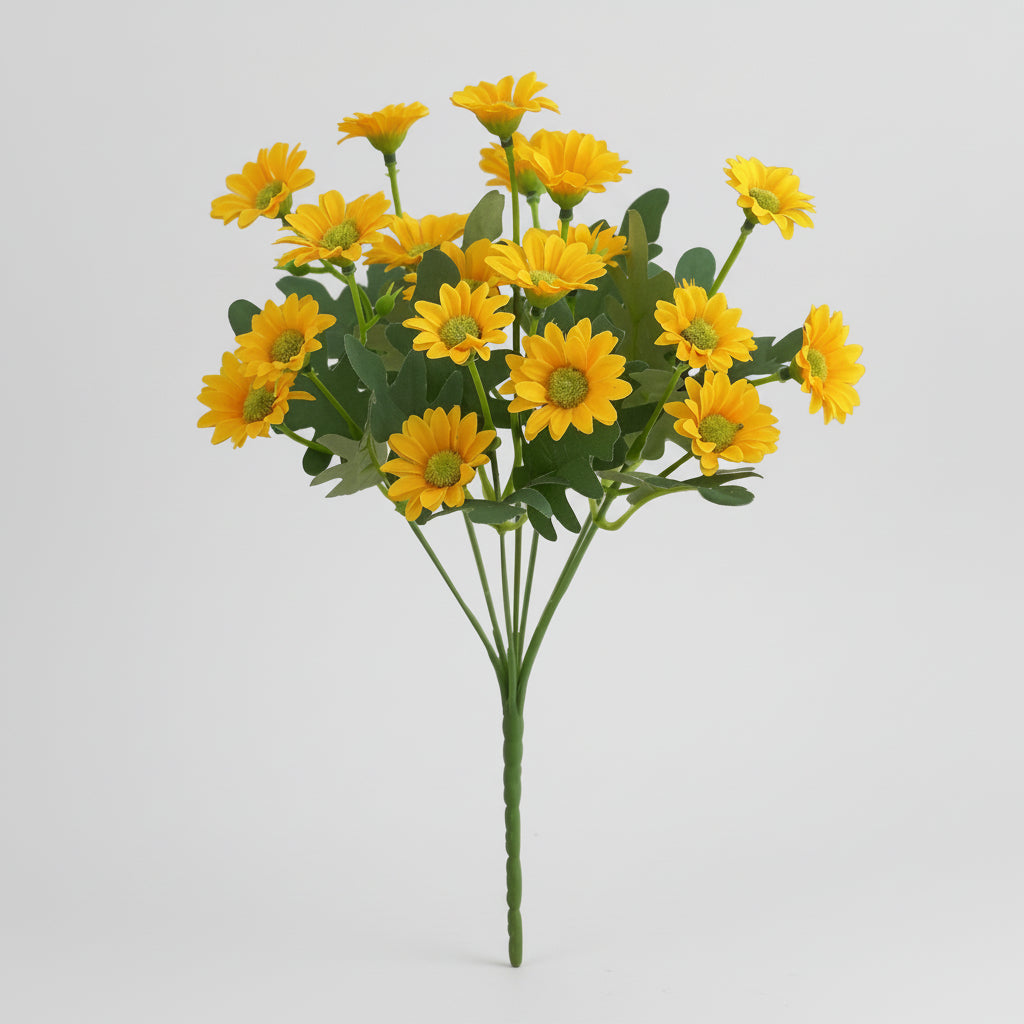 Arranjo de Flores Artificiais de Margarida para Centro de Mesa de Dia das Mães
