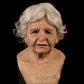 Realistic Full Face Latex Halloween Mask – Cosplay & Costume Wear