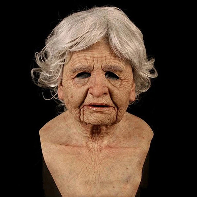 Realistic Full Face Latex Halloween Mask – Cosplay & Costume Wear