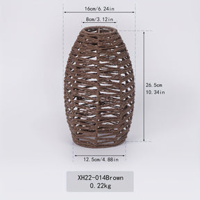 Modern Handwoven Rope Pendant Shade | Natural Woven Ceiling Light