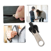Clip-on slider to replace zippers